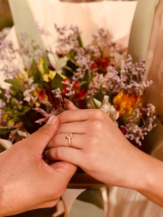 Nosso pedido de casamento